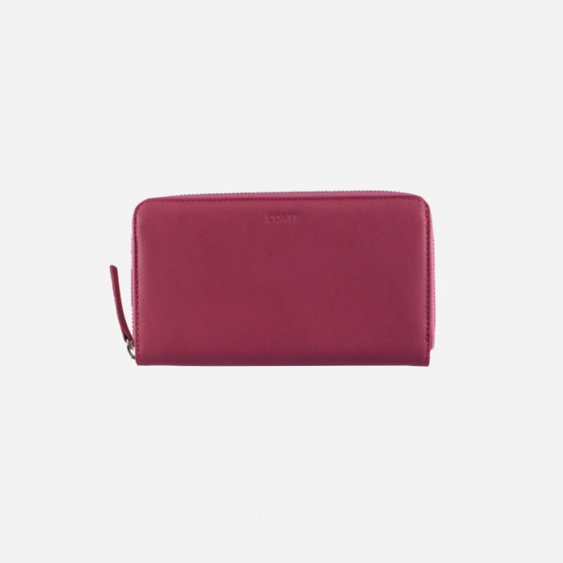 Portafoglio Donna BiColor Porta Carte e Monete con Zip Around