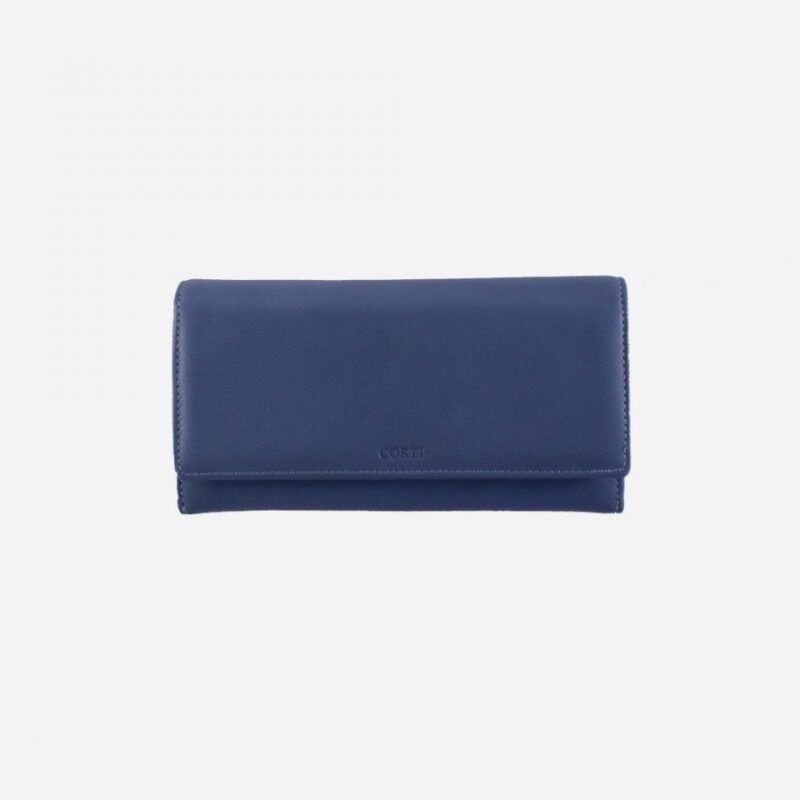Portafoglio Donna Large BiColor Porta Carte e Monete a Soffietto