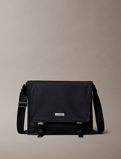 Borsa Messenger In Nylon Opaco