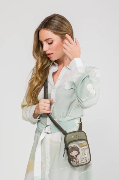 Alternative view of Mini Borsa a Tracolla con Tasca Muse